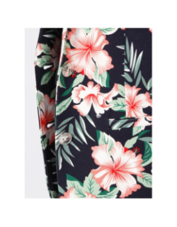 Veste blazer à fleurs pop trash noir femme - Only