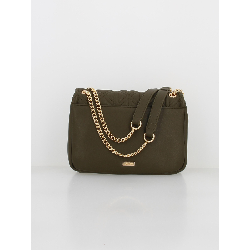Morgan Sac Pochette Cuir Noir Sac Pochette Matelassé Belgi Kaki
