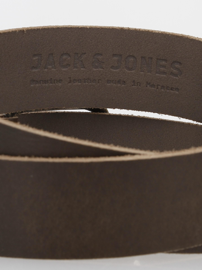 Ceinture en cuir paul castelrock marron homme - Jack & Jones