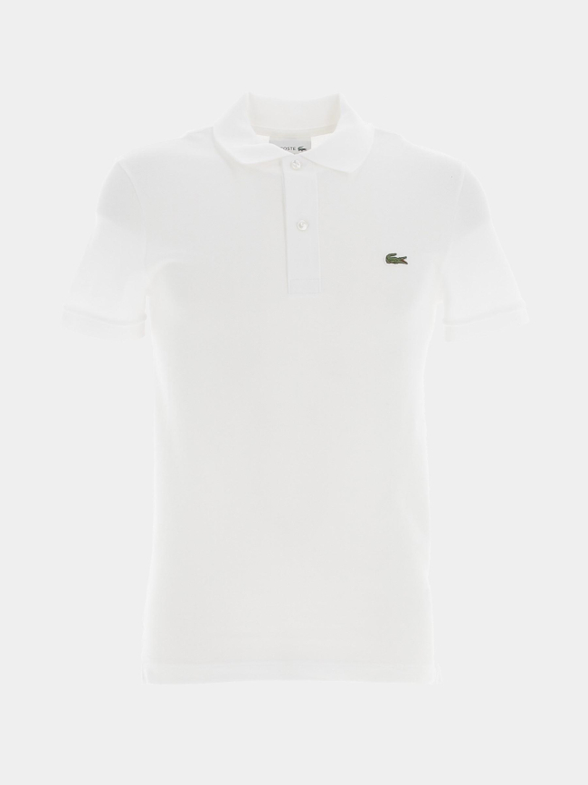 Polo basic manches courtes blanc homme - Lacoste