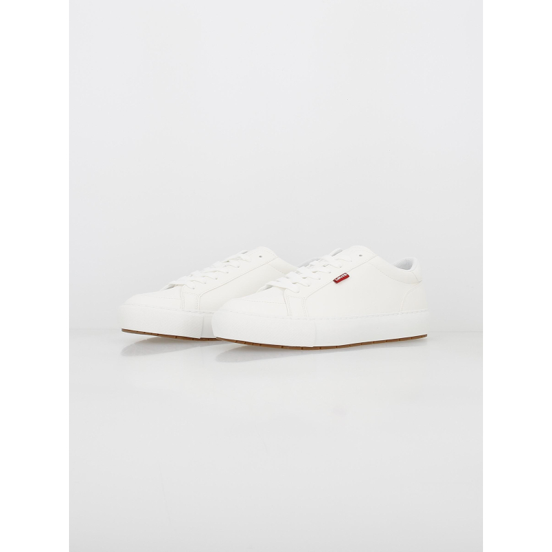 Wimod Basket Levis Homme Rouge Baskets Woodward Blanc Homme Levi's