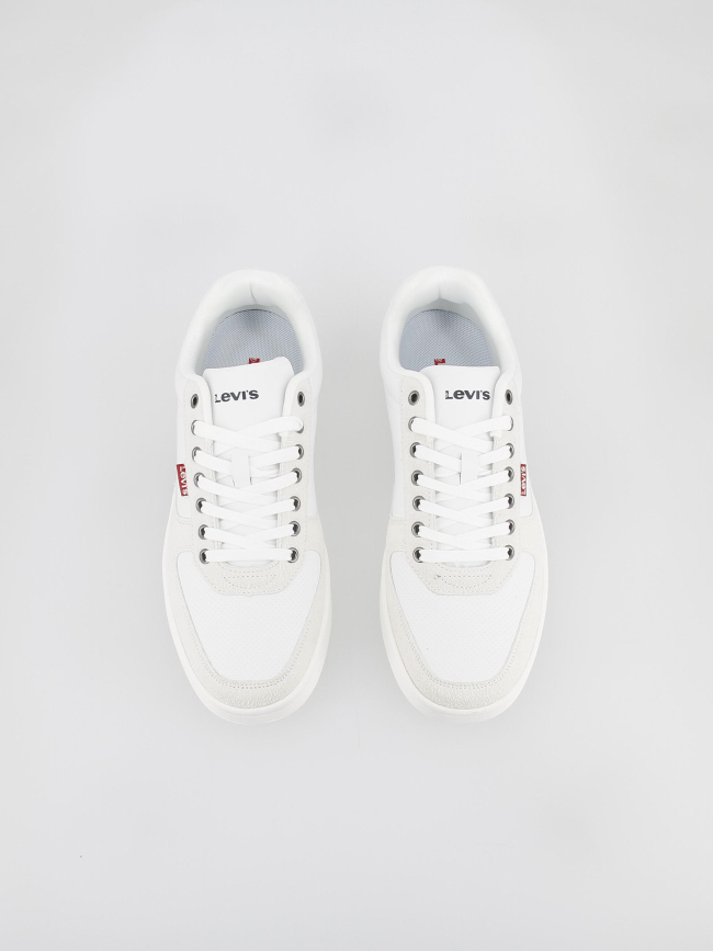 Baskets bi-matière reece blanc homme - Levi's