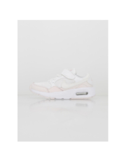 Air max baskets à scratch sc blanc rose enfant - Nike
