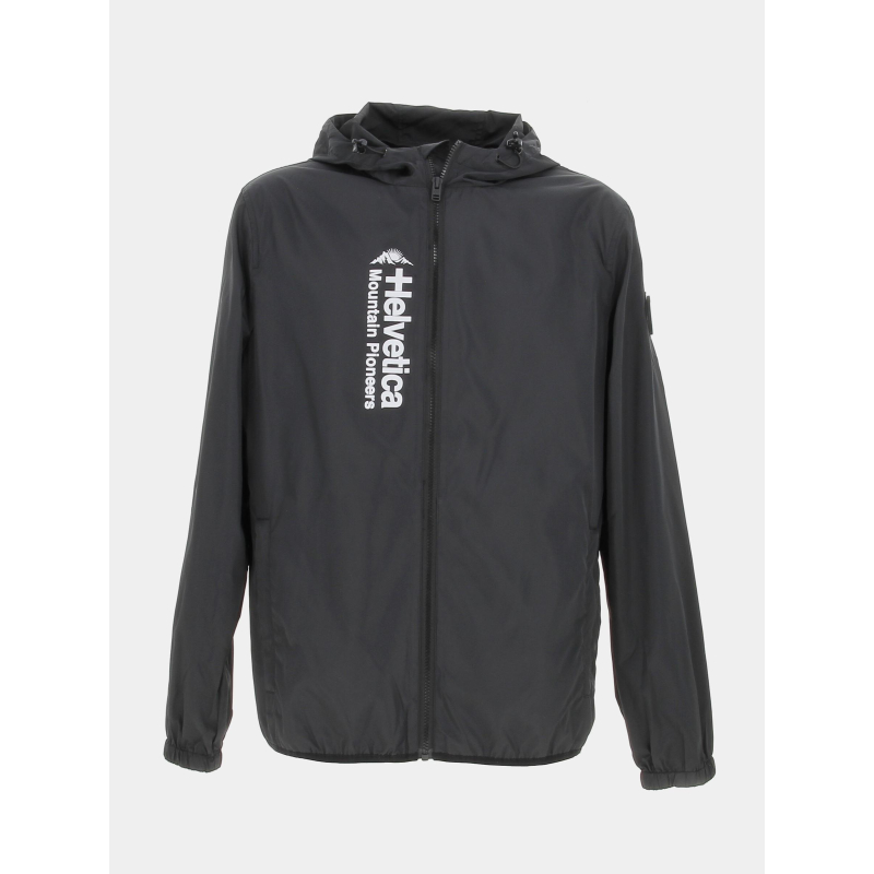 Veste imperméable hanoi noir homme - Helvetica