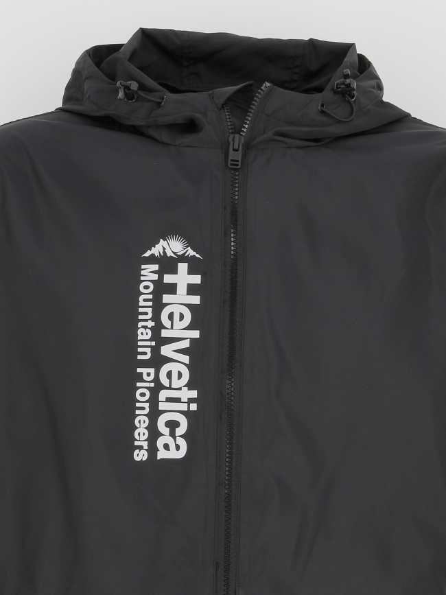 Veste imperméable hanoi noir homme - Helvetica