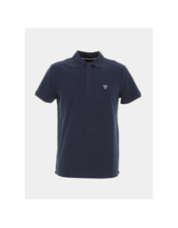 Polo stretch gregory bleu marine homme - Izac