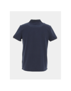 Polo stretch gregory bleu marine homme - Izac