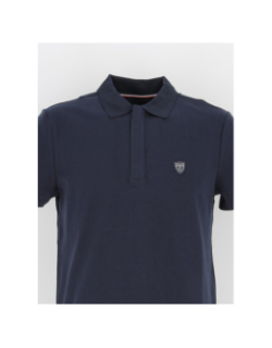 Polo stretch gregory bleu marine homme - Izac