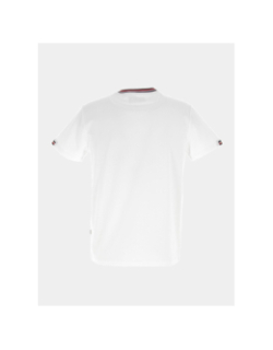 T-shirt stretch glen blanc homme - Izac