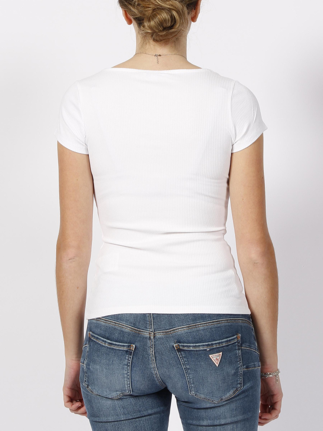 T-shirt karlee jewel blanc femme - Guess