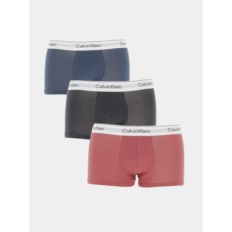 Pack 3 boxers bleu rouge homme - Calvin Klein