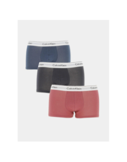Pack 3 boxers bleu rouge homme - Calvin Klein