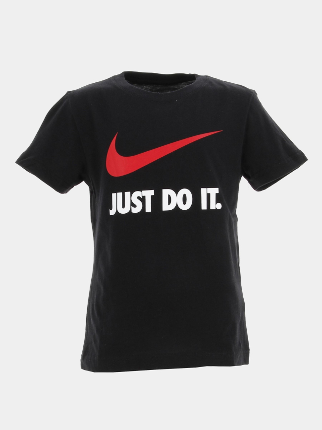 T-shirt sport swoosh noir garçon - Nike
