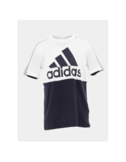T-shirt sport logo bleu garçon - Adidas