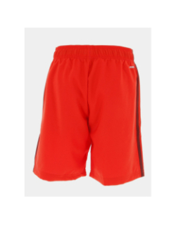 Short de sport 3 bandes rouge enfant - Adidas