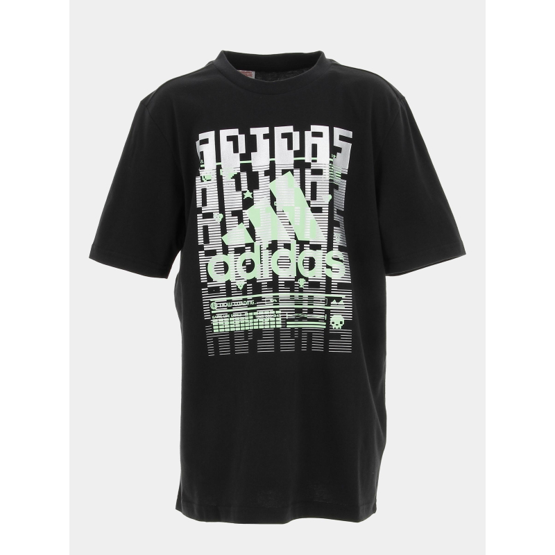 T-shirt u gaming noir garçon - Adidas