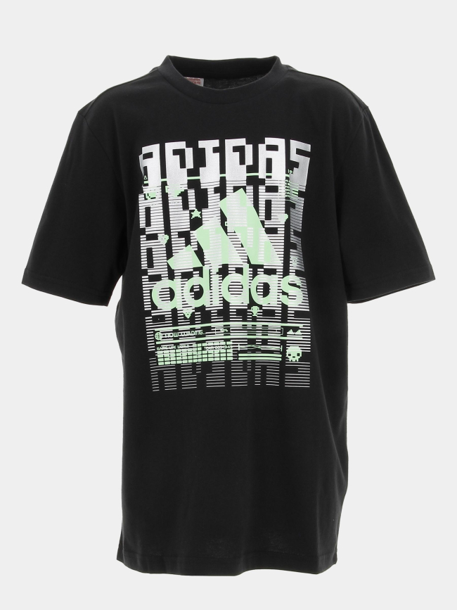 T-shirt u gaming noir garçon - Adidas