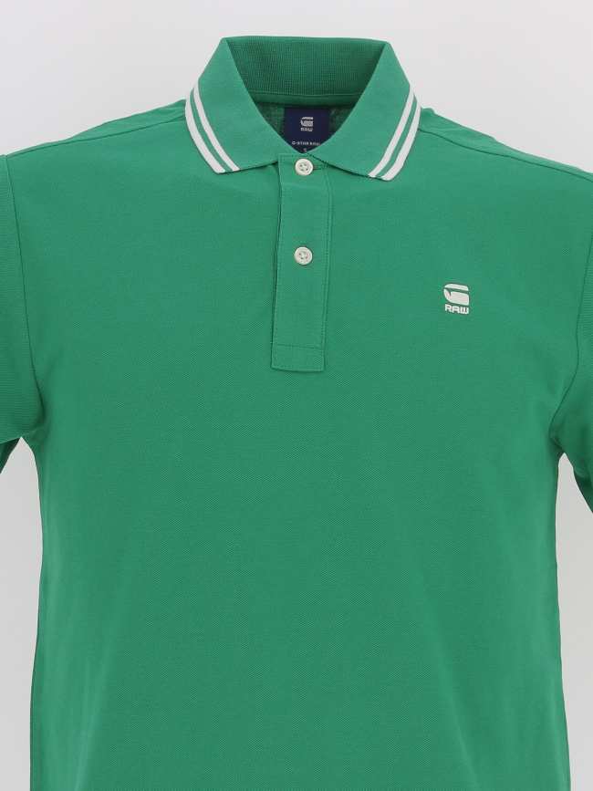 Polo dunda slim vert homme - G Star