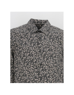 Chemise à fleurs luxe mini floral noir homme - Guess