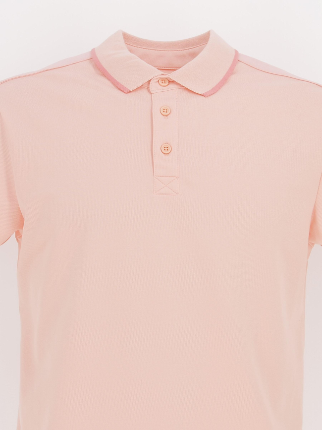 Polo paul pique rose homme - Guess