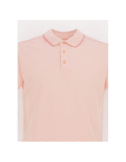 Polo paul pique rose homme - Guess