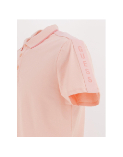 Polo paul pique rose homme - Guess