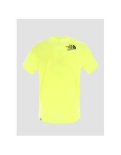 T-shirt essential graphic jaune fluo homme - The North Face