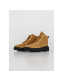 Boots greyfield en cuir nubuck marron femme - Timberland