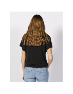T-shirt basique free life noir femme - Only