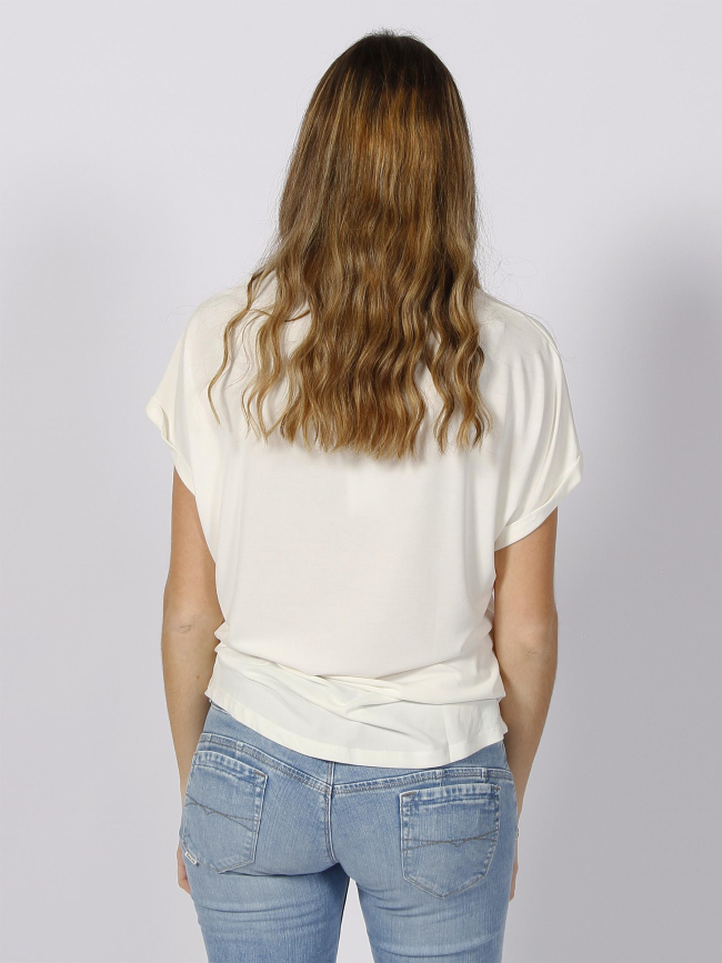 T-shirt basique free life blanc femme - Only