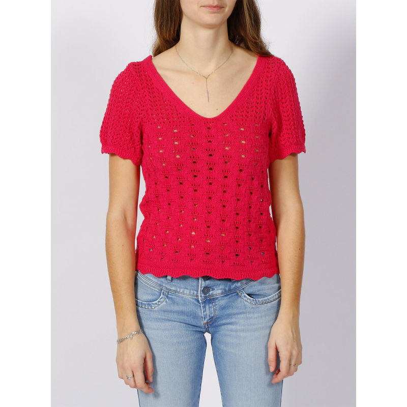 T-shirt becca life tricot rose femme - Only