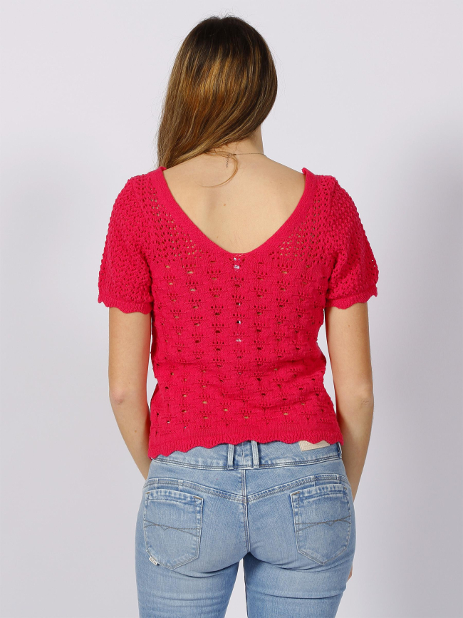 T-shirt becca life tricot rose femme - Only