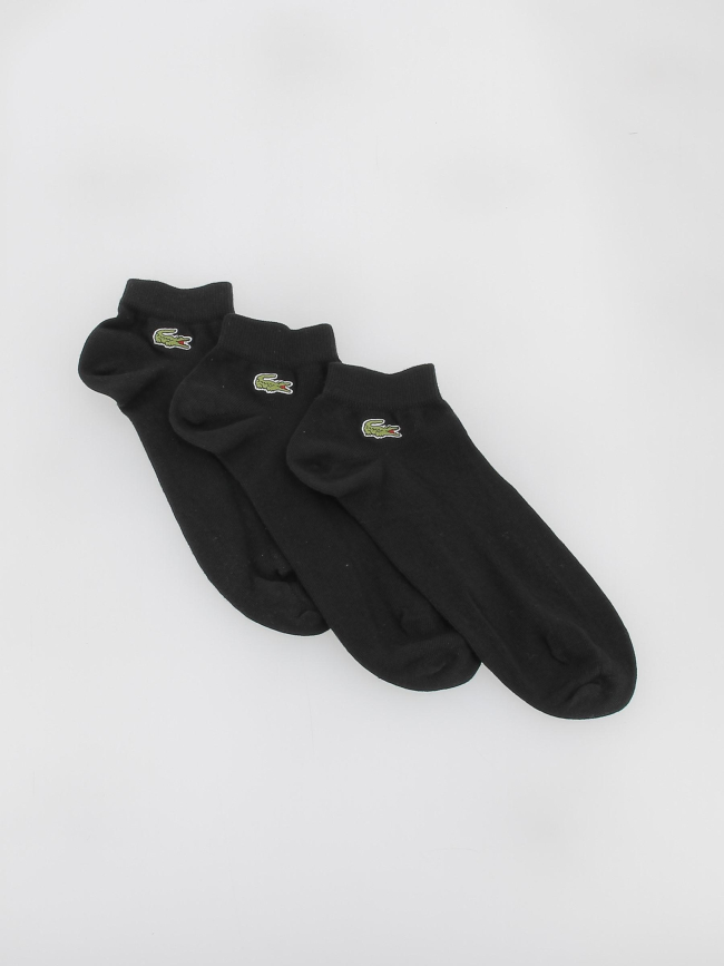Pack 3 paires de chaussettes performance noir - Lacoste