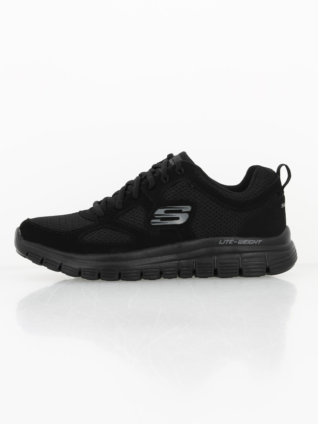 Baskets de sport burns agoura noir homme - Skechers