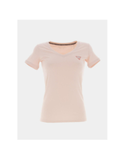 T-shirt mini triangle rose femme - Guess