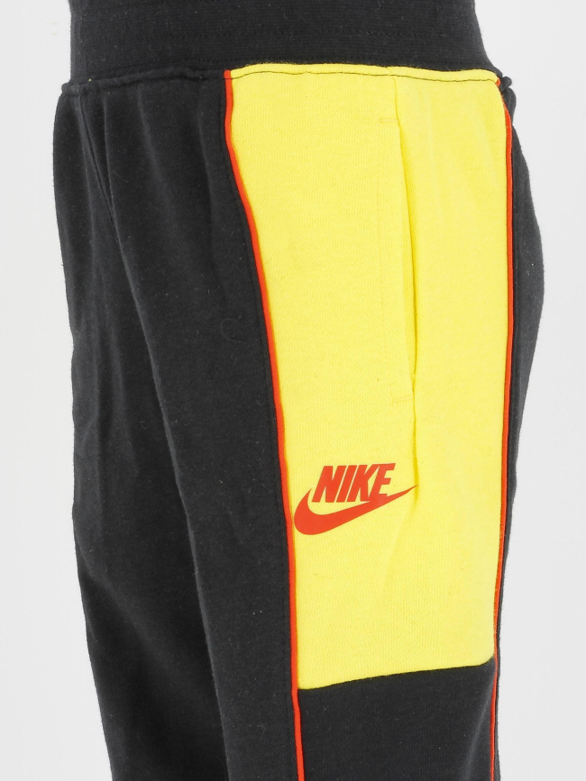 Desarmamiento menos seguro Jogging sportswear noir jaune enfant - Nike | wimod