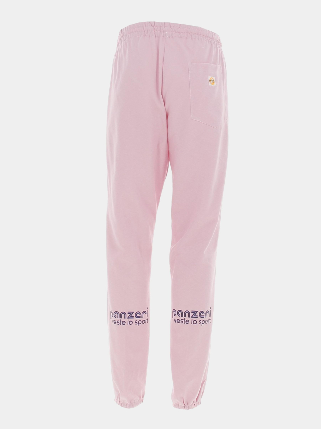 Pantalon de survêtement PANZERI rose et bleu marine