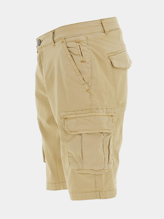 Short cargo slog beige homme - Deeluxe