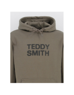 Sweat à capuche siclass kaki homme - Teddy Smith