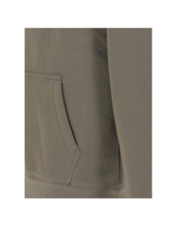 Sweat à capuche siclass kaki homme - Teddy Smith