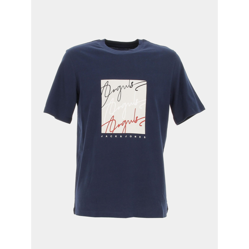 T-shirt originals joshua bleu marine homme - Jack & Jones