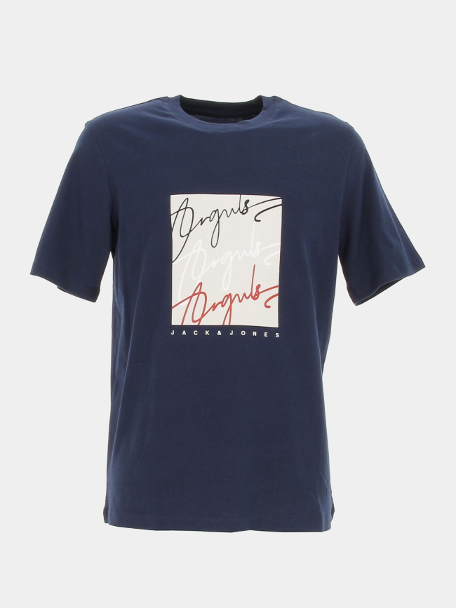 T-shirt originals joshua bleu marine homme - Jack & Jones