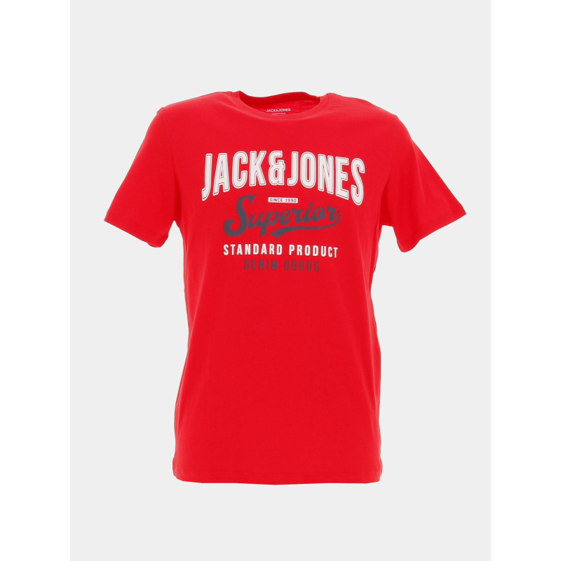 T-shirt superior essentials logo rouge homme - Jack & Jones