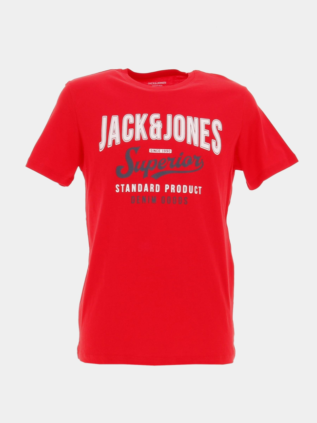T-shirt superior essentials logo rouge homme - Jack & Jones