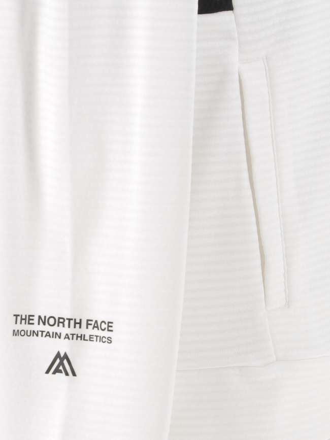 Sweat zippé à capuche colorblock blanc homme - The North Face