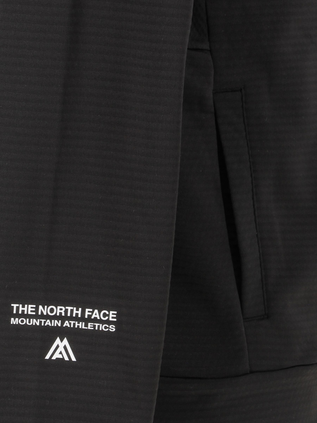 Sweat zippé à capuche colorblock noir homme - The North Face