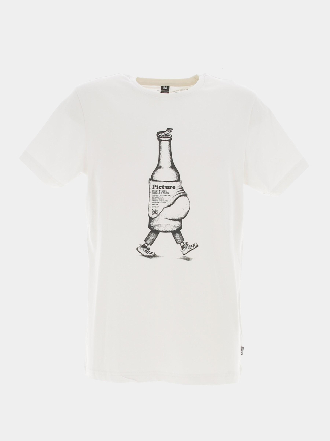 T-shirt dad & son beer belly blanc homme - Picture