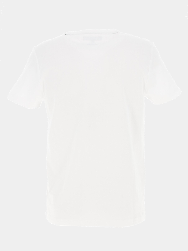 T-shirt core fitted logo blanc homme - Tommy Hilfiger