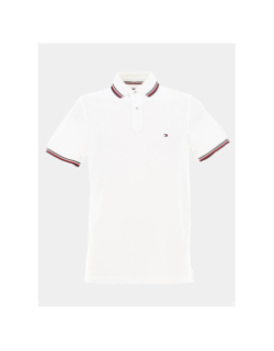 Polo core tipped blanc homme - Tommy Hilfiger