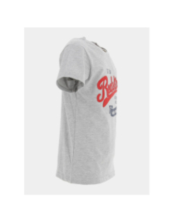 T-shirt manche courte gris chiné garçon - Redskins